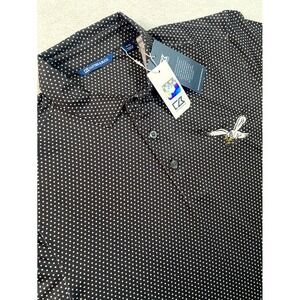 Cutter & Buck Pike Eco Shadow Check Shirt Mens Medium‎ Black Philadelphia Eagles